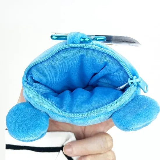 Angel Blue Plush Pouch