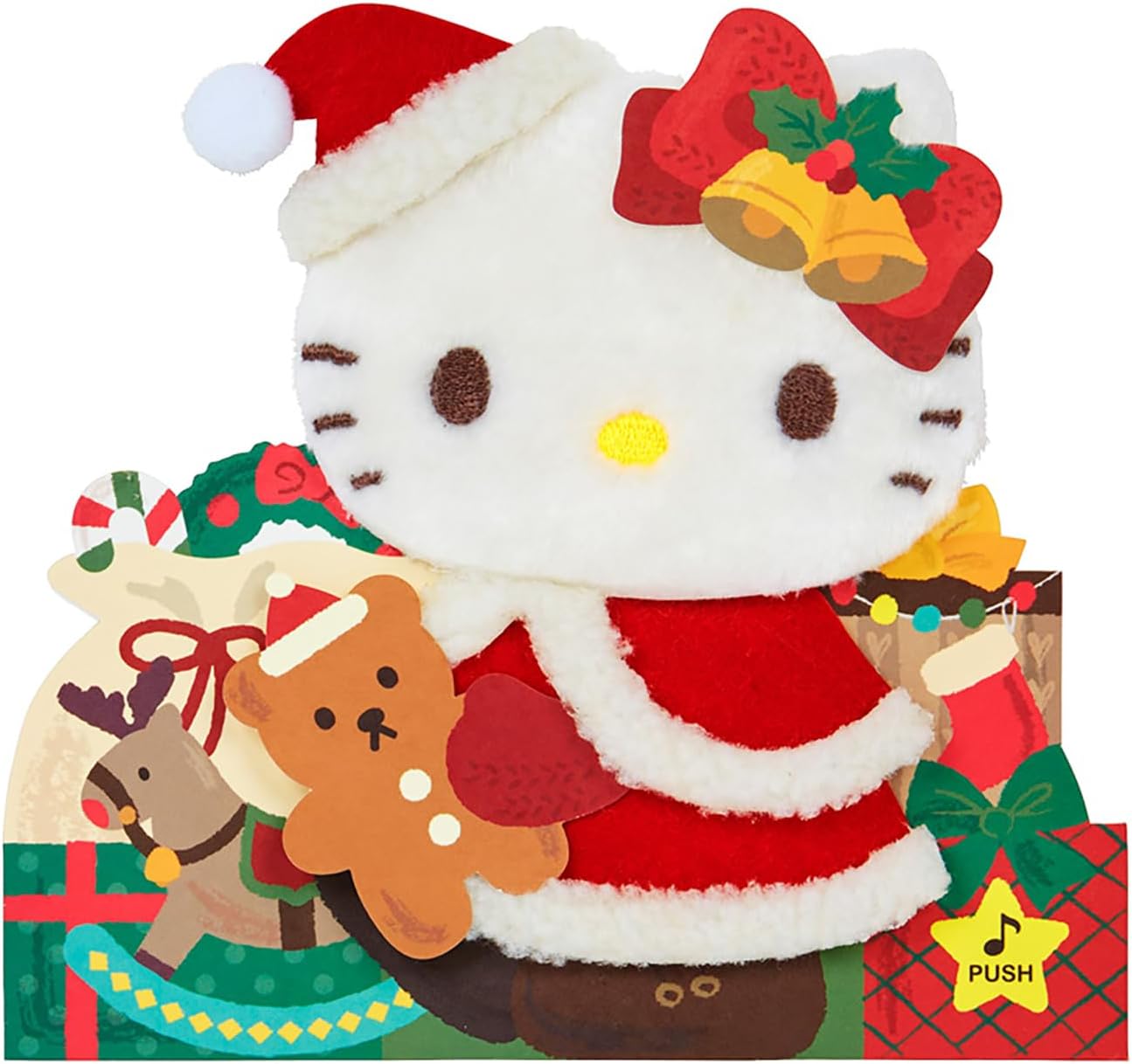 Hello Kitty - Light Up Christmas Card