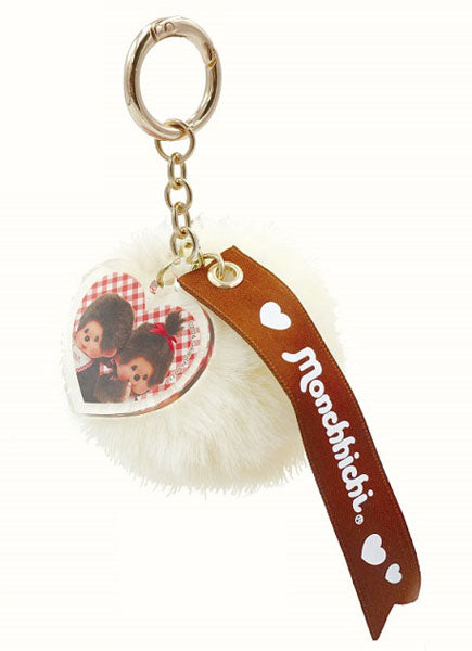 Monchhichi Fur Charm Ivory