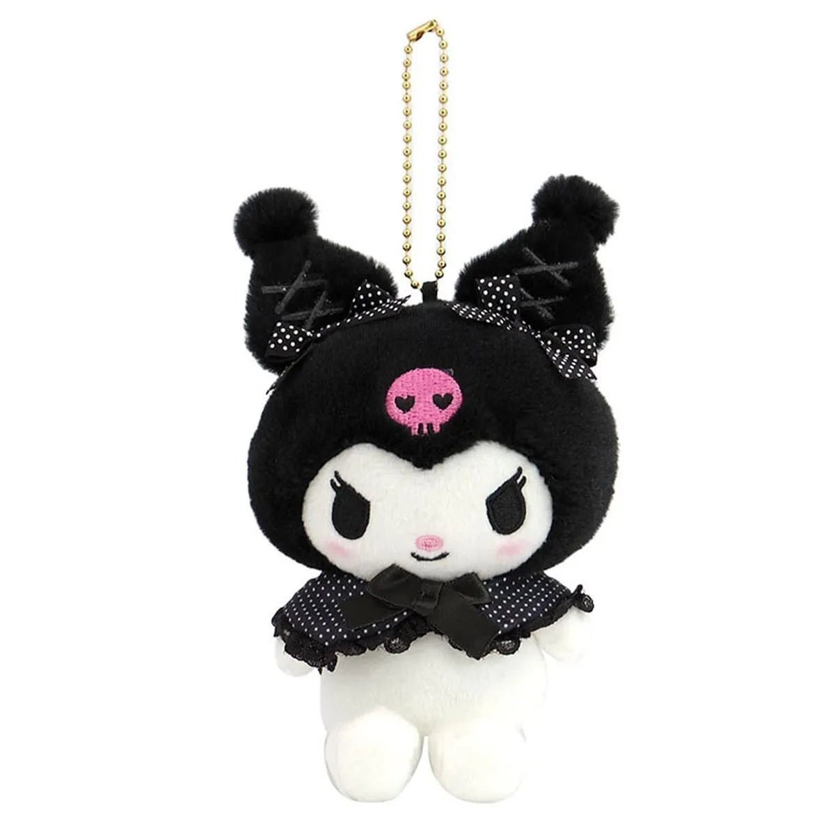 Kuromi Girly Black Keychain