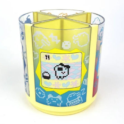 Tamagotchi Rotating Pen Stand Yellow