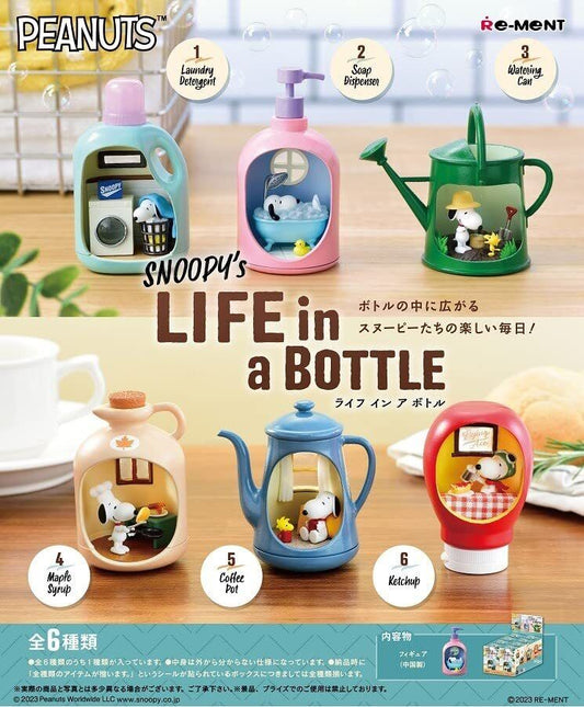 Re-ment Peanuts Snoopy's Life in a Bottle