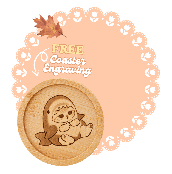 Free coaster engraving